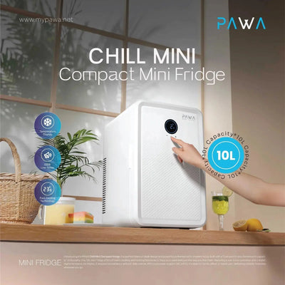 PAWA Chill Mini 10L Portable Mini Fridge – Hot & Cold Scrollcart Qatar 