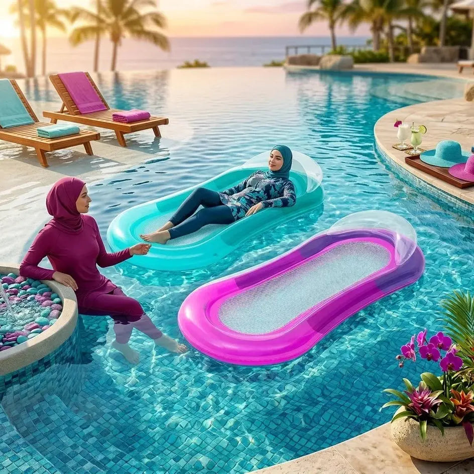 Inflatable Pool Float Mattress with Mesh Price Doha Qatar