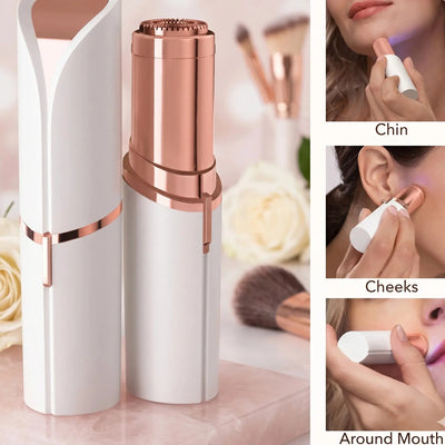 Painless Rechargeable Facial Hair Remover for Women Scrollcart Qatar 