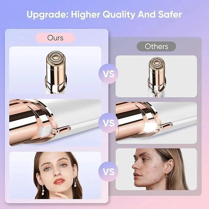 Painless Rechargeable Facial Hair Remover for Women Scrollcart Qatar 