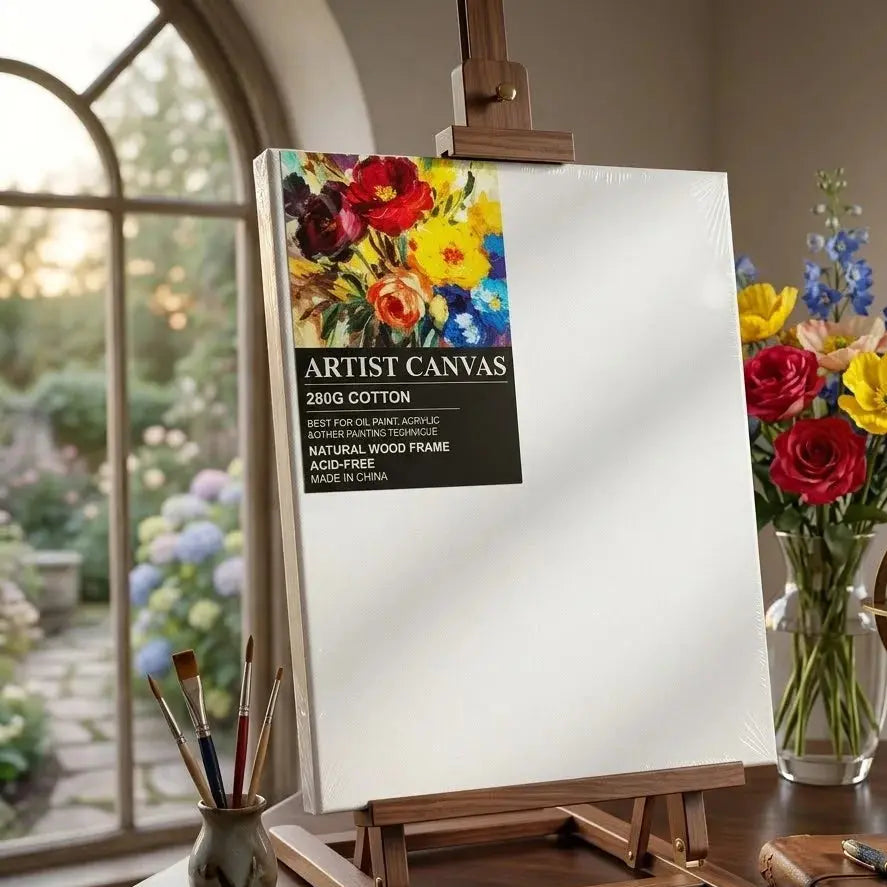 Painting Canvas Board for Oil & Acrylic Painting-280G Cotton Scrollcart Qatar 