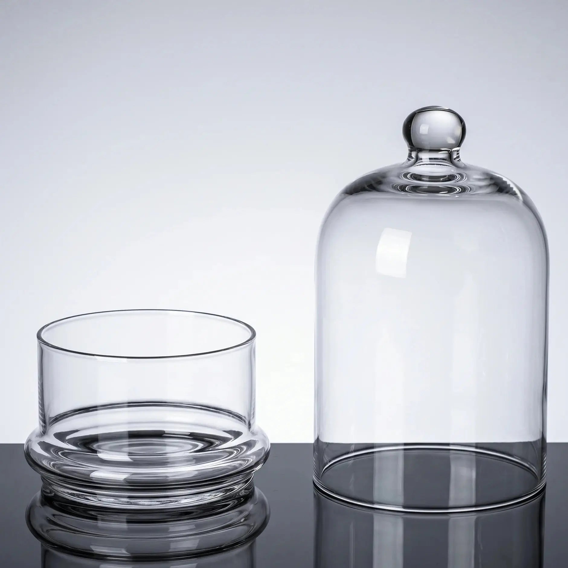 Pasabahce Midi Patisserie Glass Jar with Dome Scrollcart Qatar 