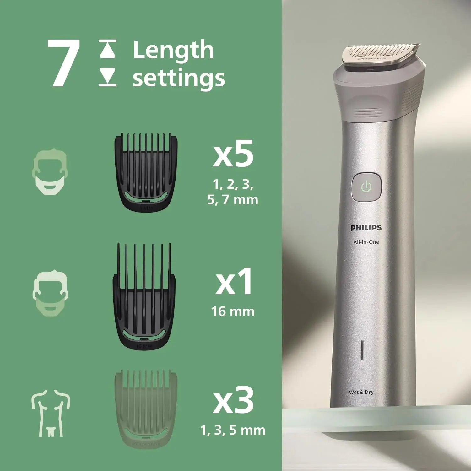 Philips 13-in-1 Men’s Trimmer – BeardSense Technology-MG5942/15 Scrollcart Qatar 