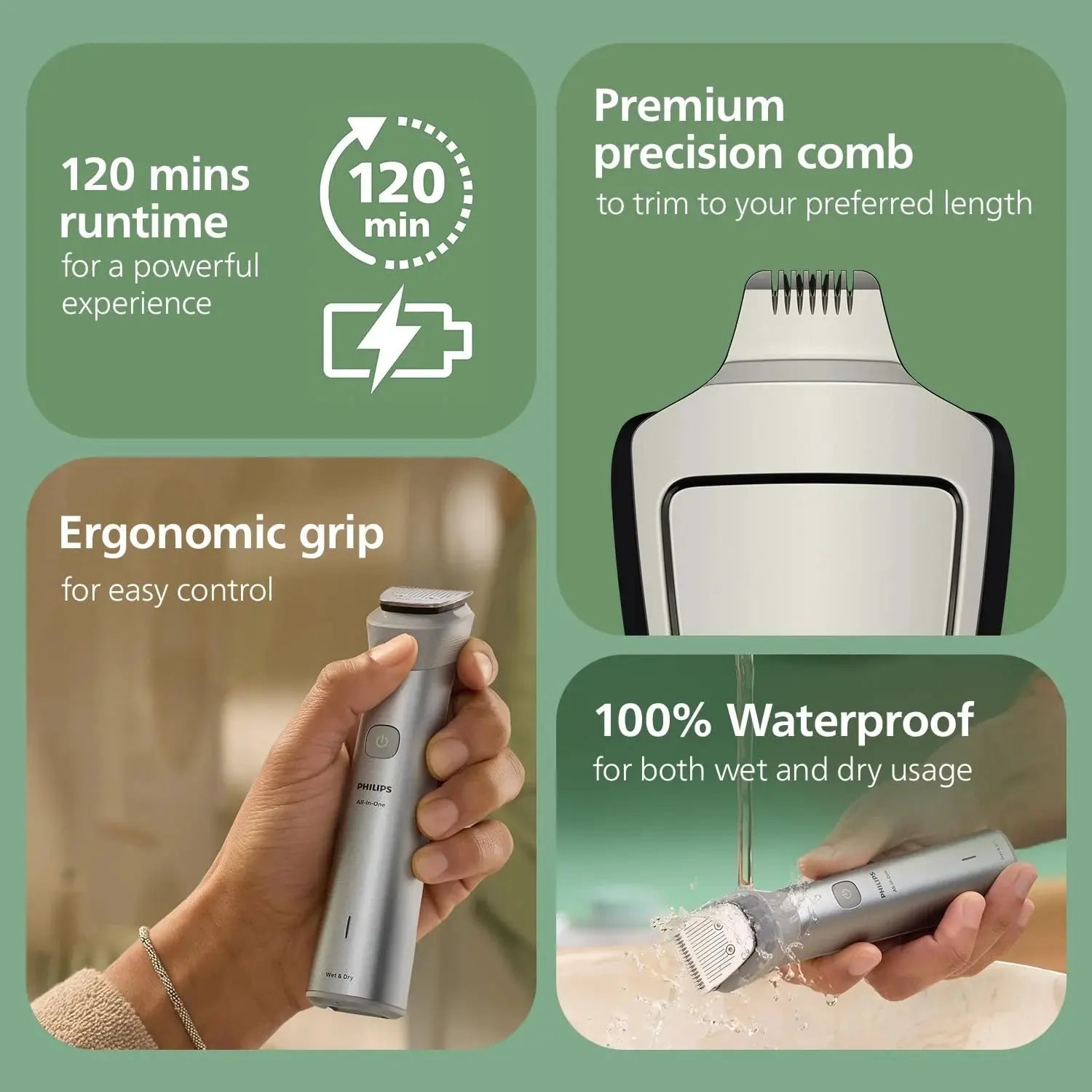 Philips 13-in-1 Men’s Trimmer – BeardSense Technology-MG5942/15 Scrollcart Qatar 