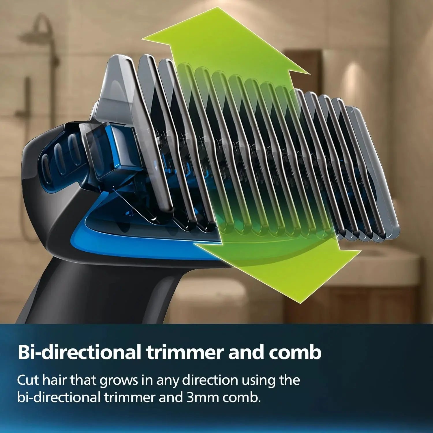 Philips BG1025/15 Male Bodygroom Series 1000 Showerproof Body Groomer New Robinson 