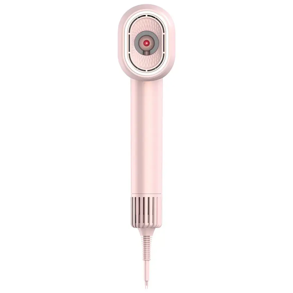 Porodo 2-in-1 Professional Hair Dryer & Straightener Brush with Smart Heat Control -Pink Scrollcart Qatar 