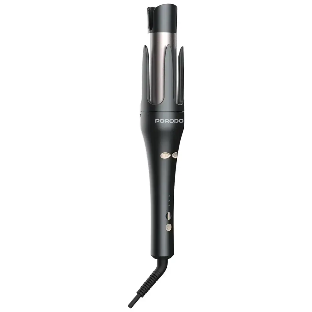 Porodo Lifestyle Automatic 2-In-1 Hair Styler -Black Scrollcart Qatar 