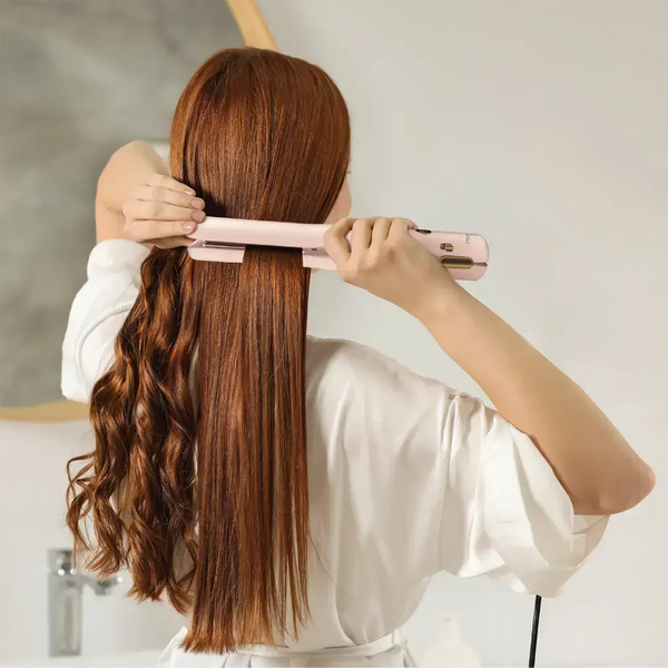 Porodo Lifestyle Cordless Handheld Hair Straightener (Pink) Scrollcart Qatar 