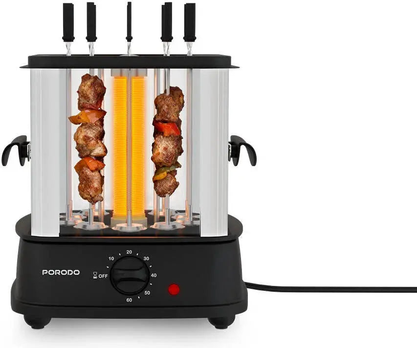 Porodo GrillJet Electric Rotisserie Kebab Grill 900W Qatar