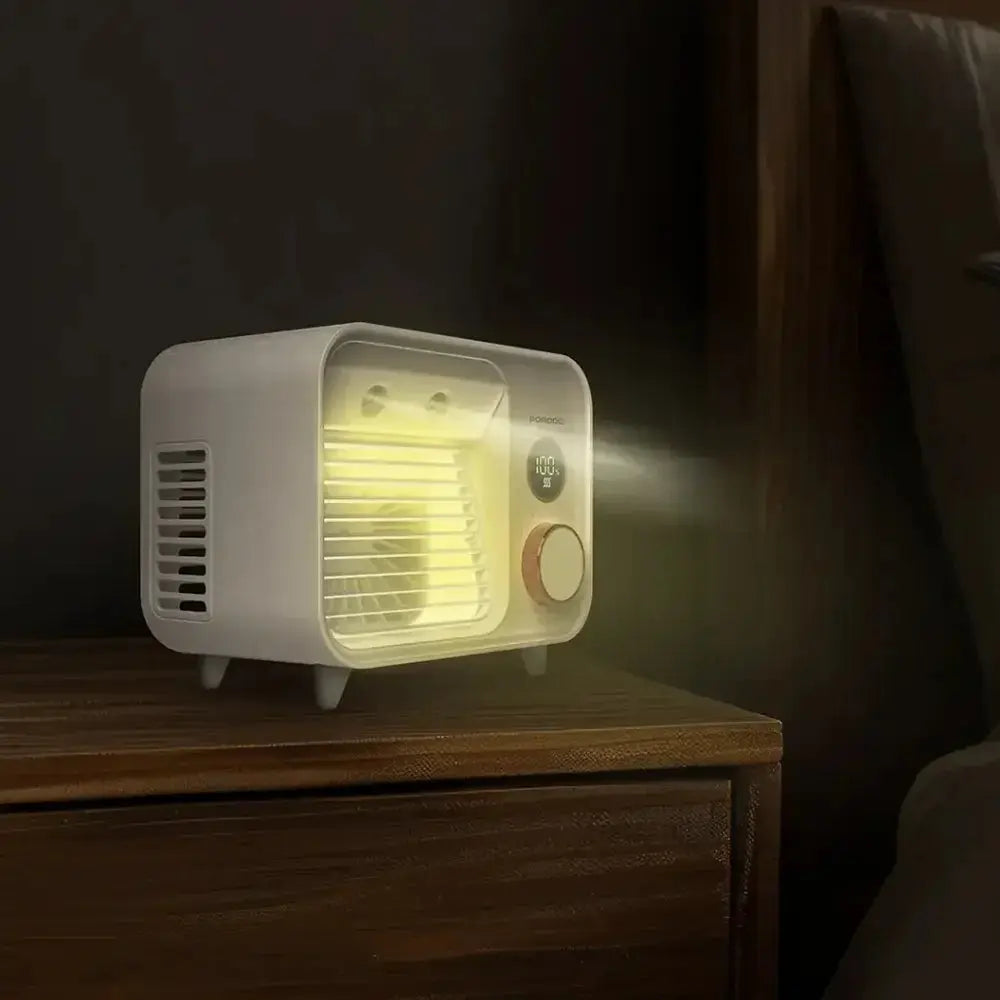 Porodo Mini Mist Fan Desktop Air Cooler 2000mAh Doha Qatar