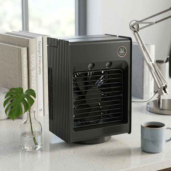 Porodo Air & Mist Portable Cooling Fan 4000mAh Doha Qatar