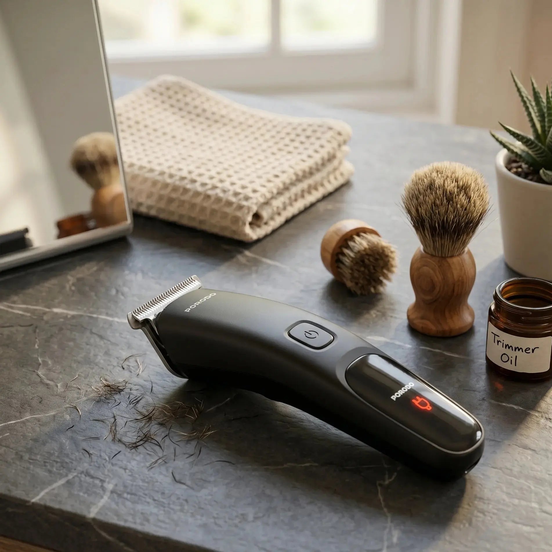 Porodo Professional T-Blade Compact Cordless Face & Hair Trimmer Scrollcart Qatar 