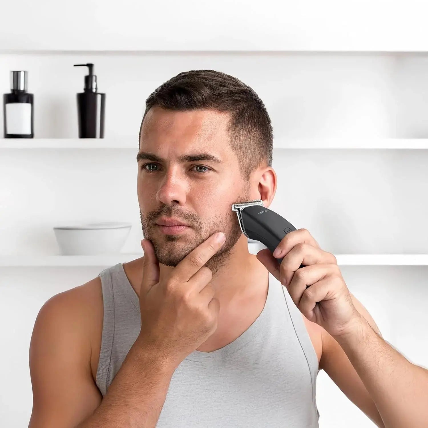 Porodo Professional T-Blade Compact Cordless Face & Hair Trimmer Scrollcart Qatar 