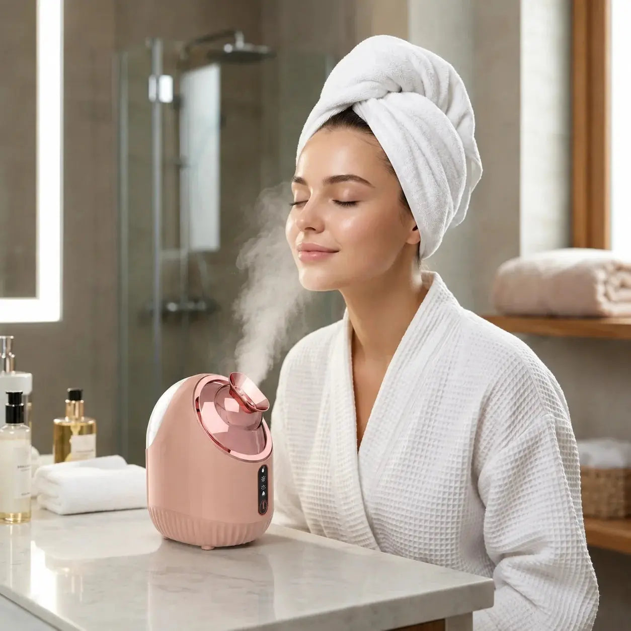 Porodo Rozita Hot & Cold Face Steamer – Pink Scrollcart Qatar 