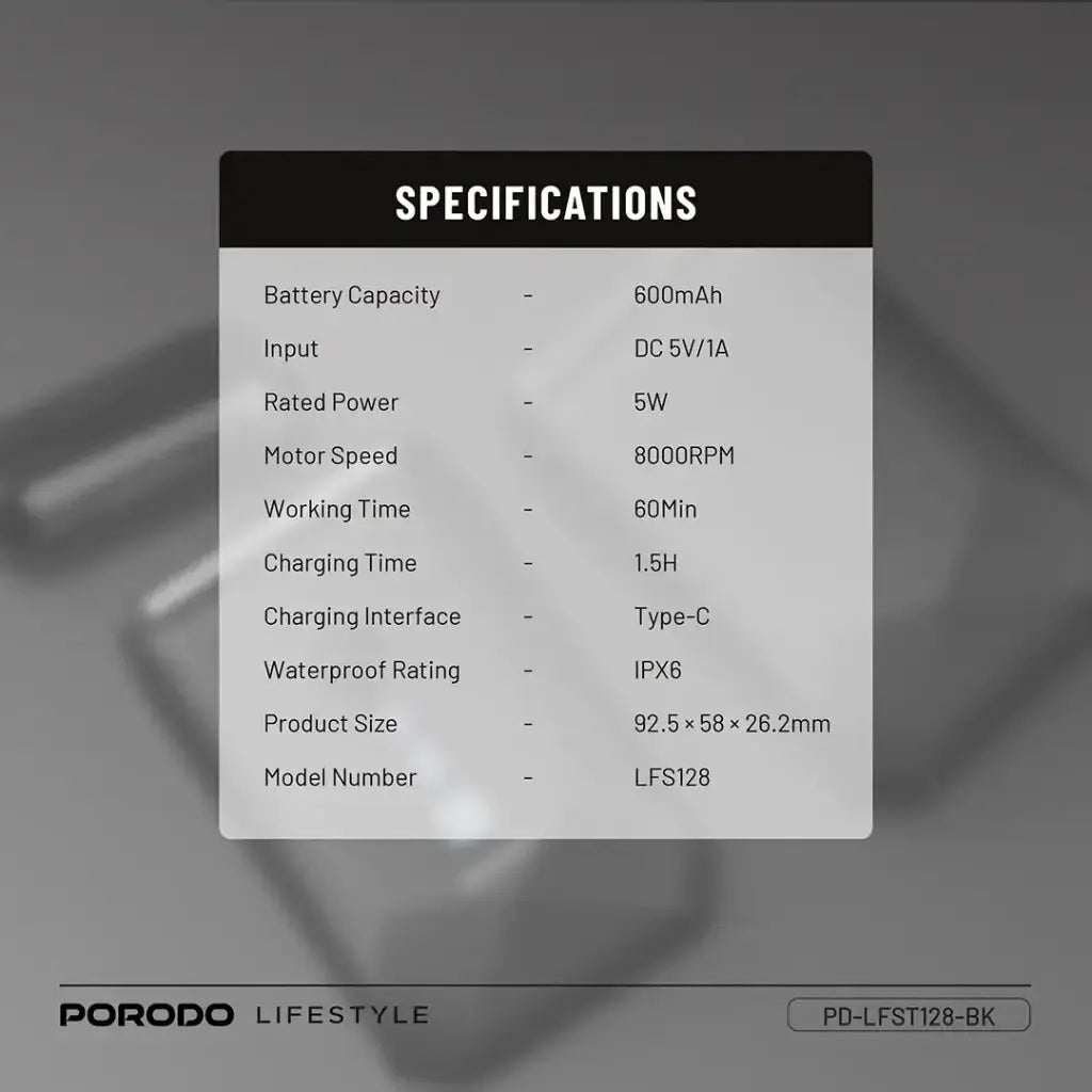 Porodo Lifestyle Dual-Blade Pocket Shaver Marhaba international 