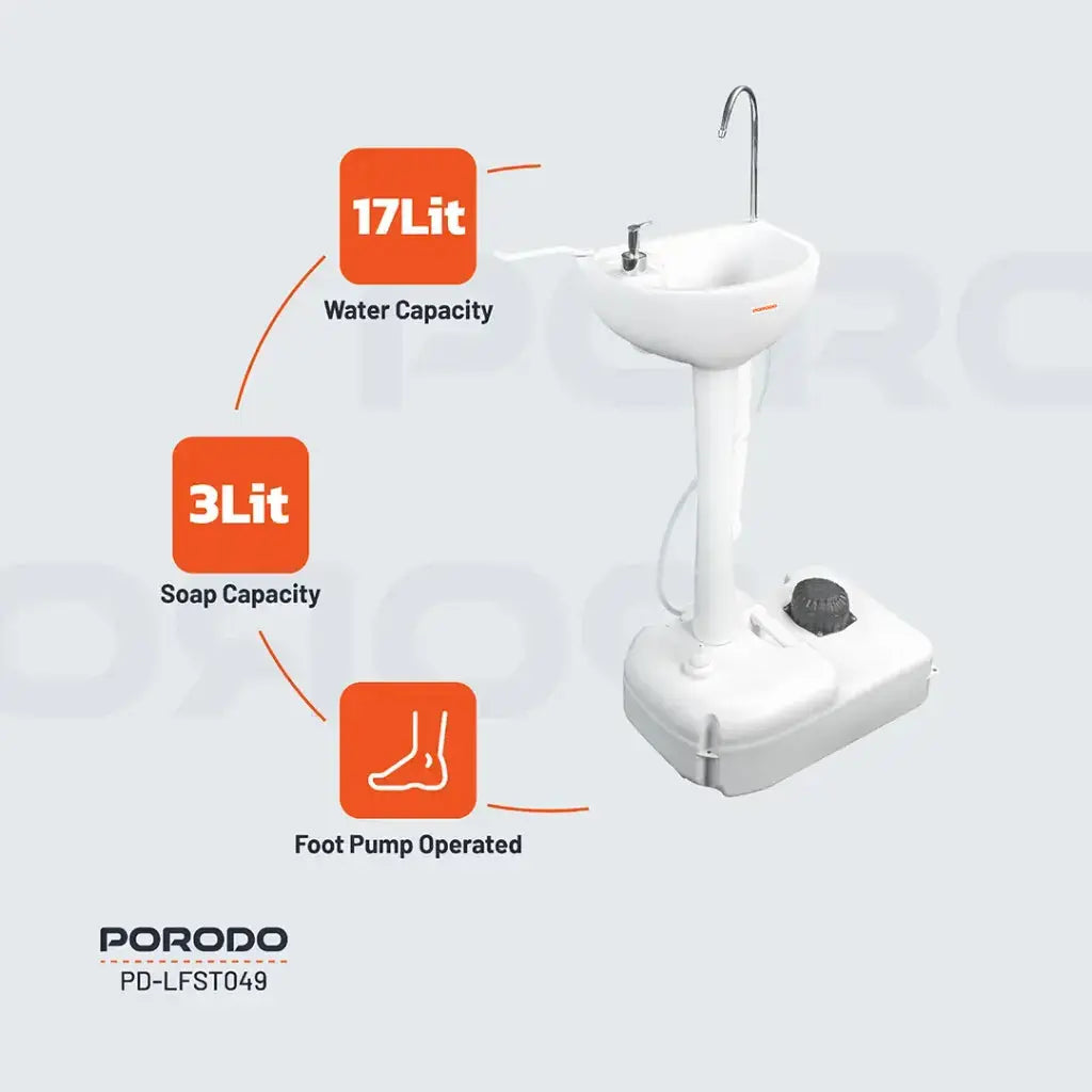 Porodo Lifestyle Portable Handwash Station Marhaba international 