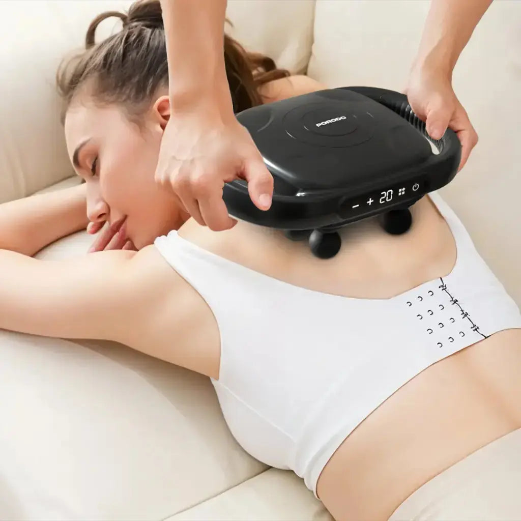 Porodo Lifestyle Power Pulse 8-Head Massage Gun Marhaba international 