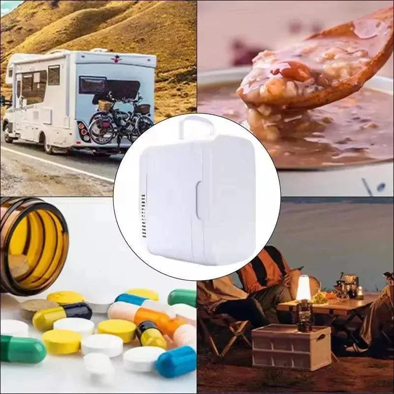 Portable 4L Mini Car Fridge Cooler Price Doha Qatar
