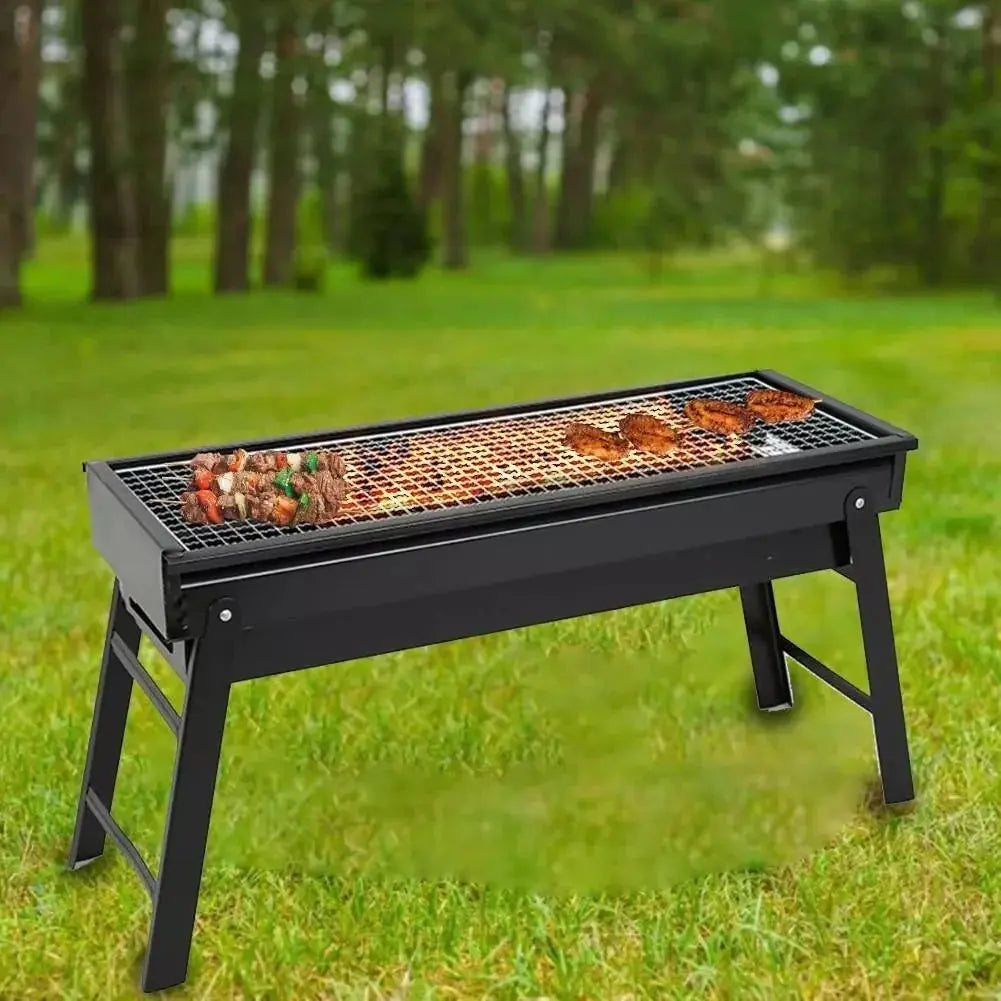 Portable Charcoal BBQ Grill Foldable Camping Grill Scrollcart Qatar 