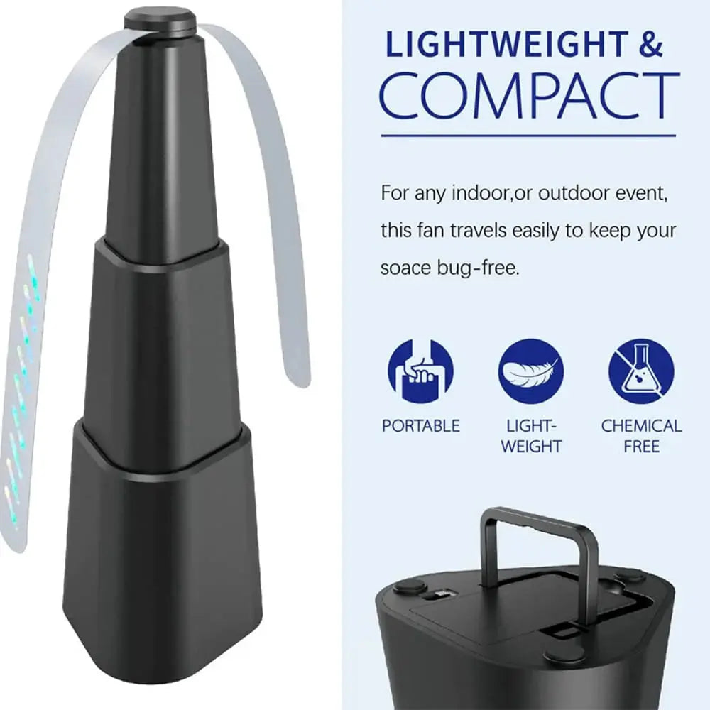 Portable Fly Repellent Fan-Battery Operated Electric Fan Scrollcart Qatar 