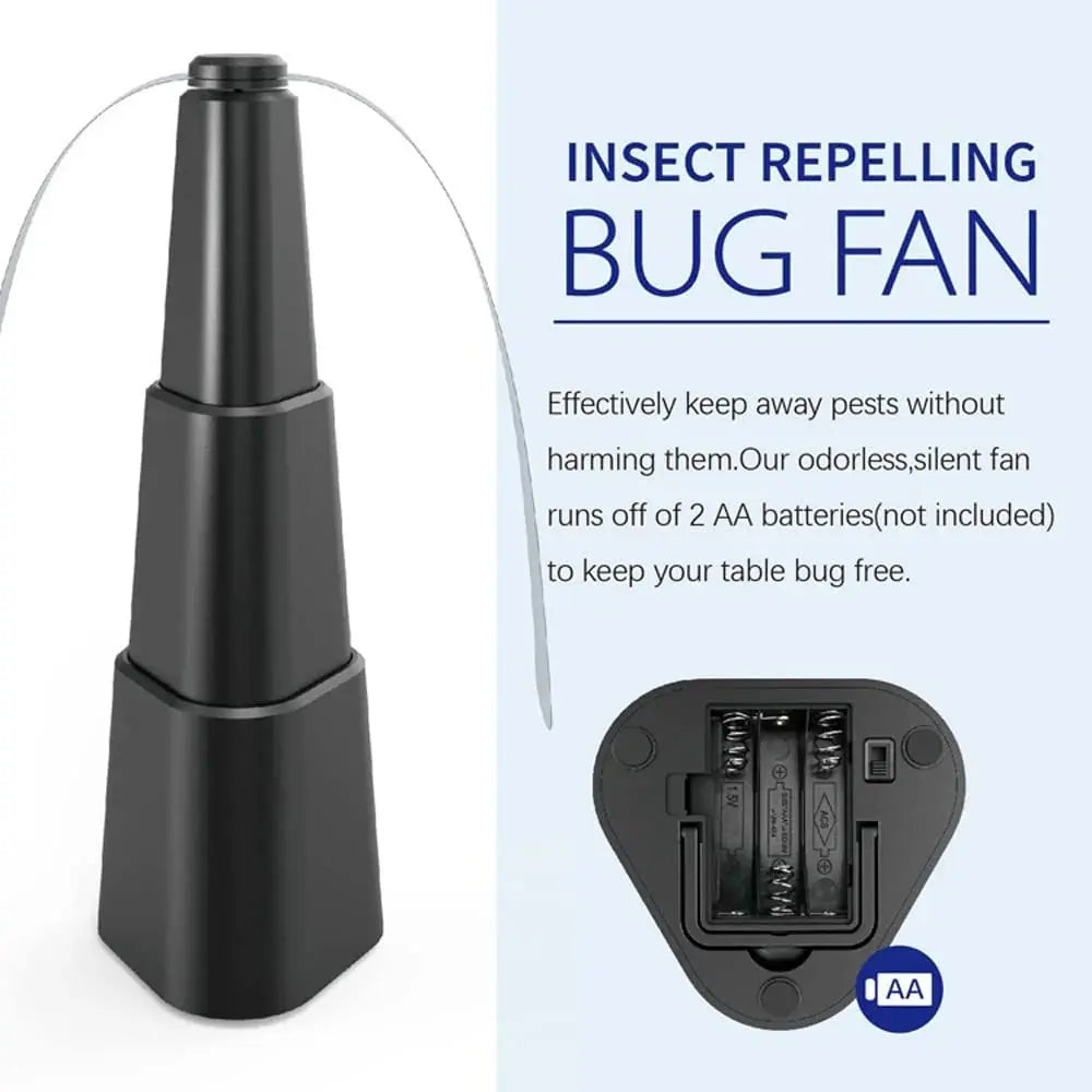 Portable Fly Repellent Fan-Battery Operated Electric Fan Scrollcart Qatar 