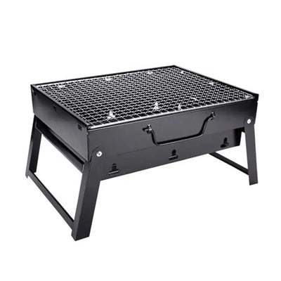 Portable Foldable BBQ Grill – Stainless Steel Outdoor Charcoal Barbecue Stove Al-shamil 