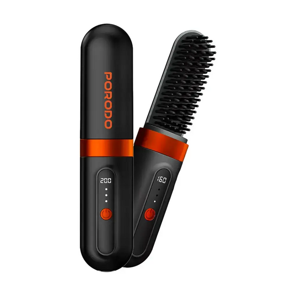 Portable Heated Styling Brush – Cordless Hair Styler Qatar