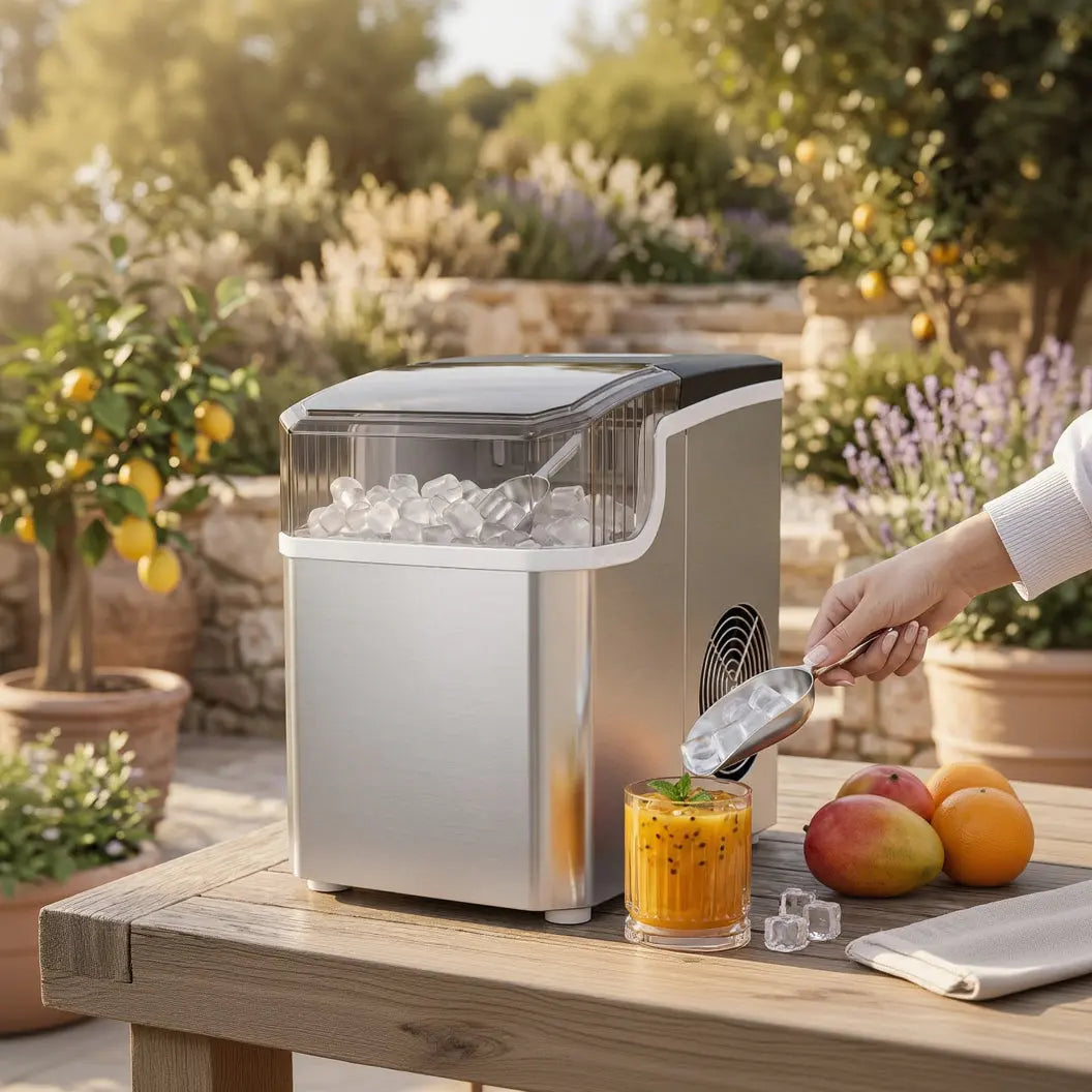 Portable Ice Maker Machine 3L Stainless Steel Doha Qatar