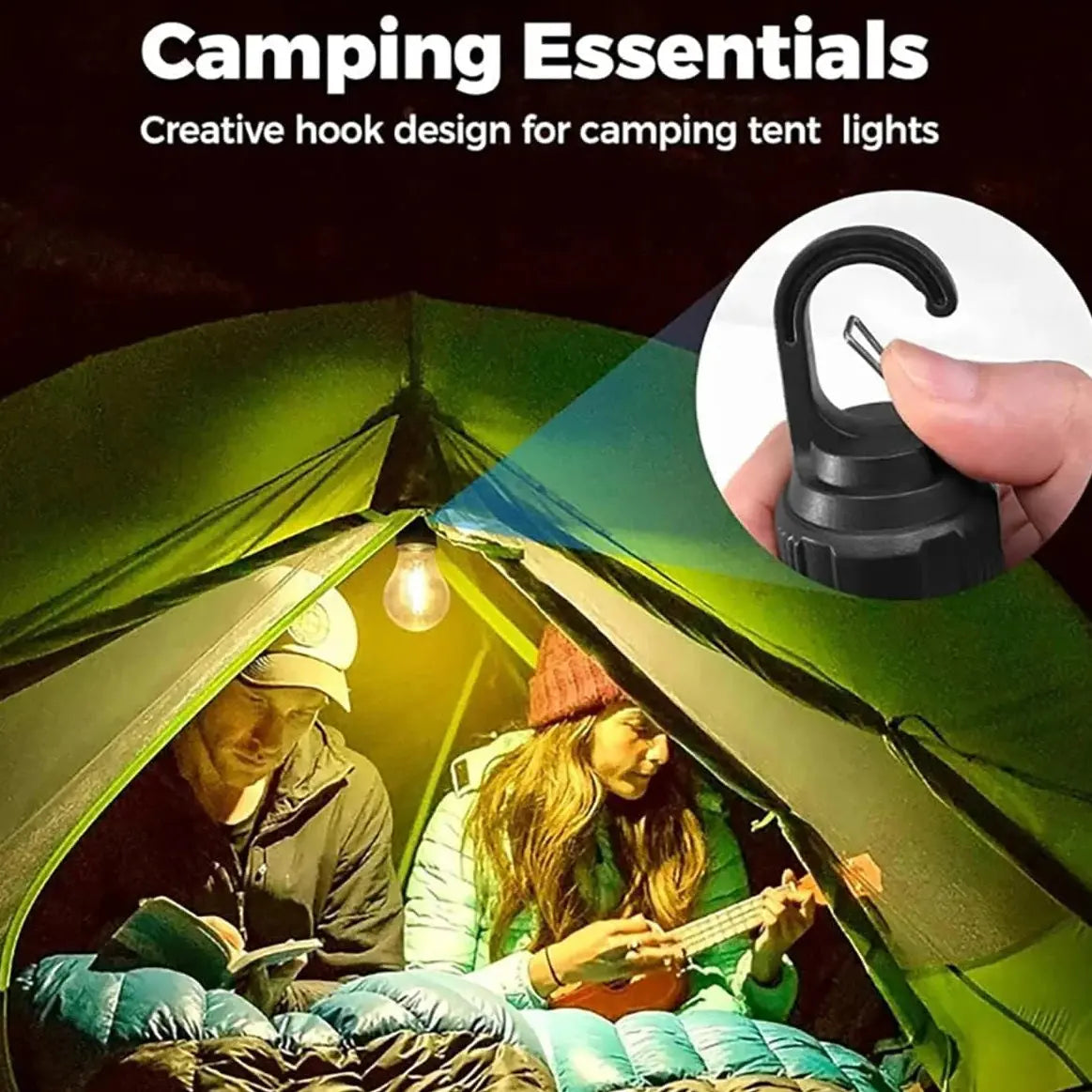 Portable Camping LED Lamp Warm Light Weatherproof Qatar