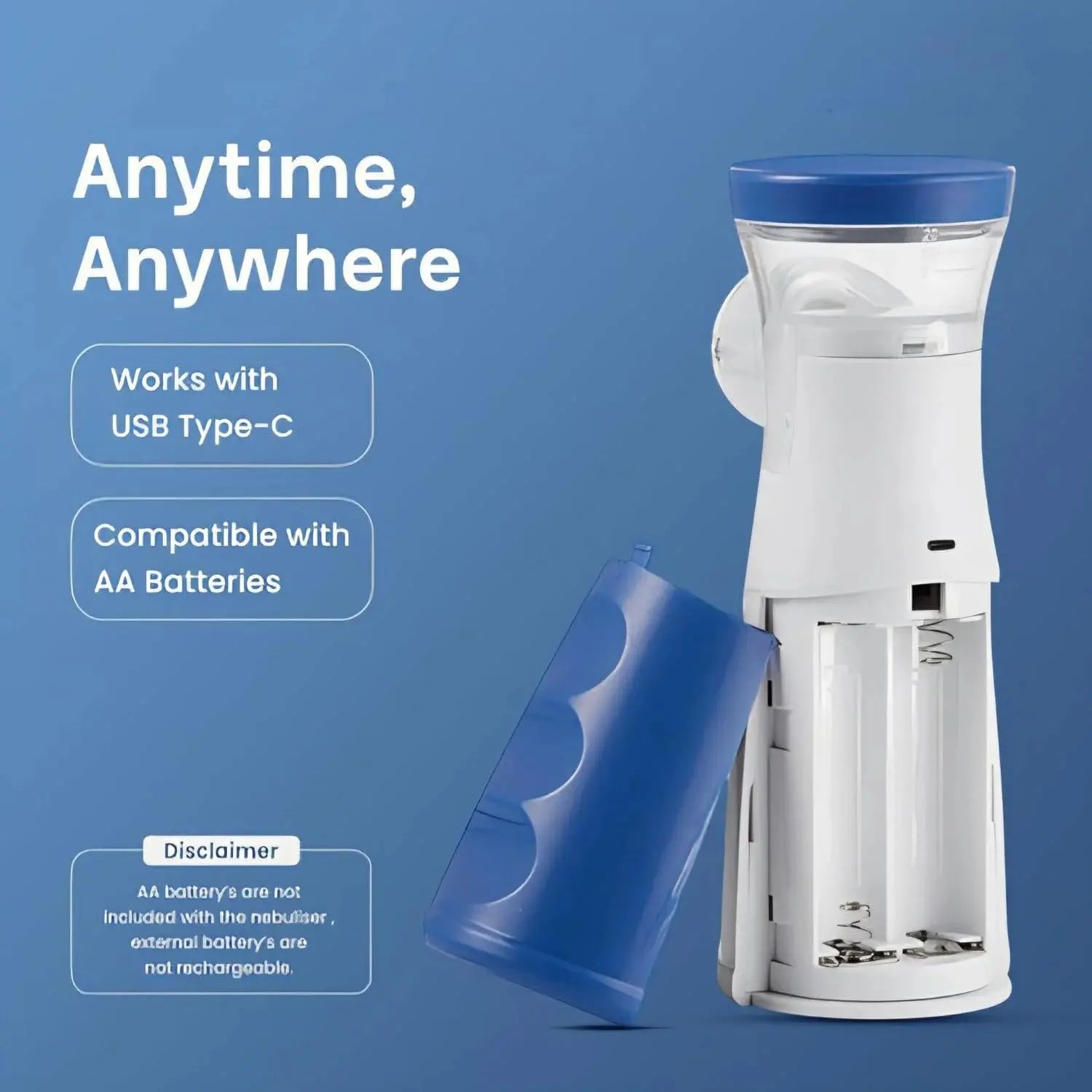 Portable Mesh Nebulizer Machine USB Rechargeable Qatar