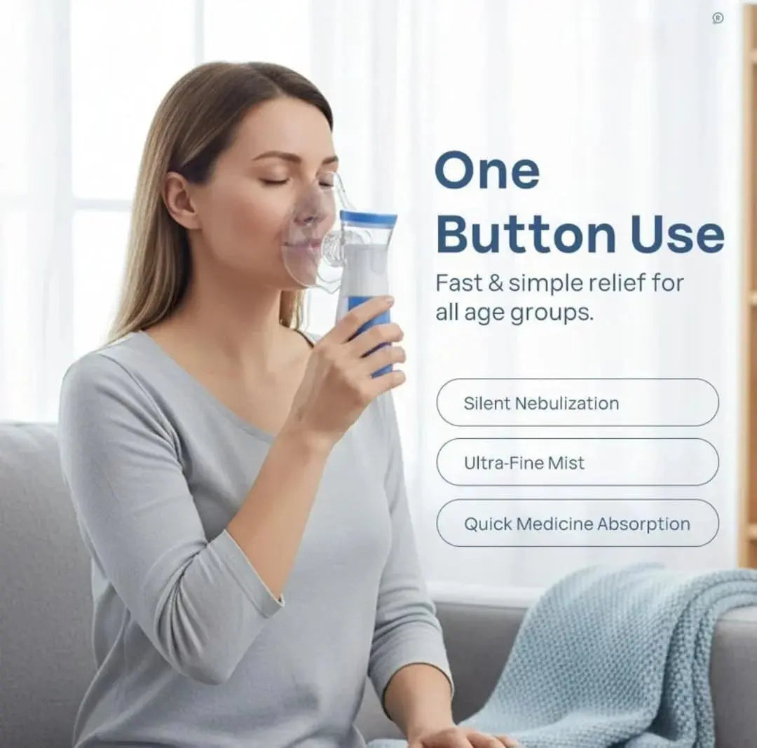 Portable Mesh Nebulizer Machine USB Rechargeable Qatar