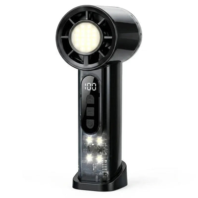 Portable Turbo Fan – USB Rechargeable Digital Display Qatar