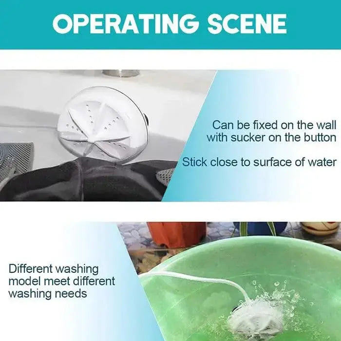 Portable Washing Machine – Mini Turbine Laundry Washer Qatar 