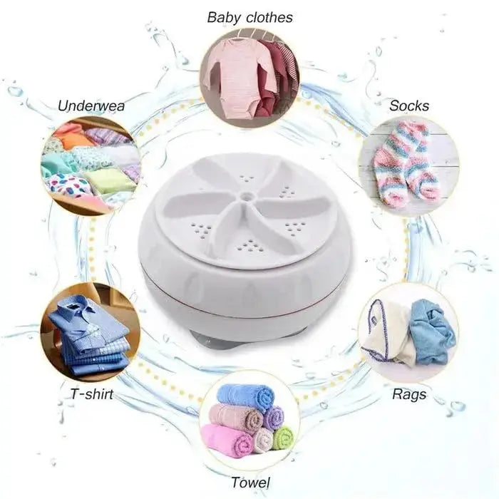 Portable Washing Machine – Mini Turbine Laundry Washer Qatar