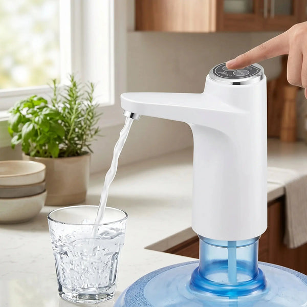 Portable Water Dispenser Pump-USB Rechargeable Scrollcart Qatar 