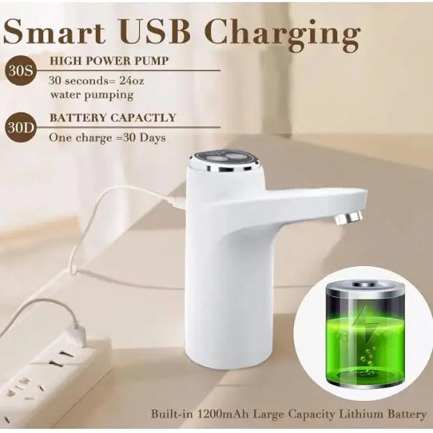 Portable Water Dispenser Pump-USB Rechargeable Scrollcart Qatar 