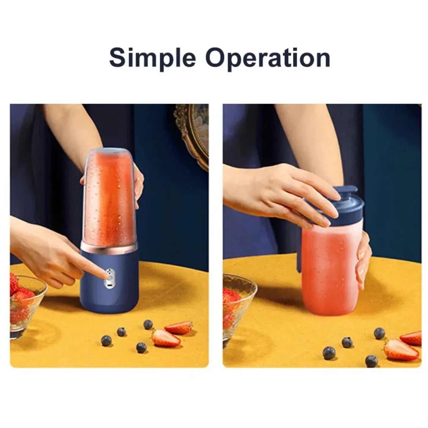 Portable Electric Juicer USB Rechargeable Blender Qatar