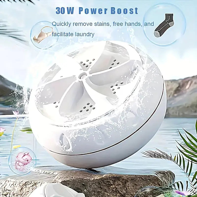  Portable Mini Washer Turbine  White