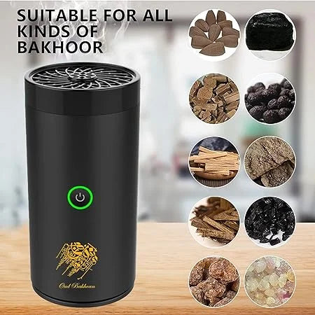 Portable USB Rechargeable Electric Bakhoor Burner Qatar