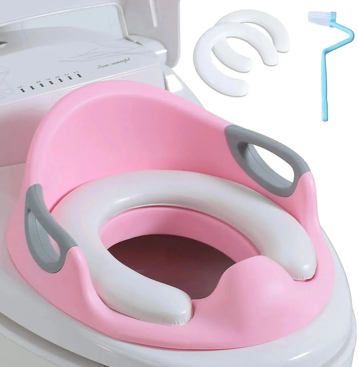 Potty Training Toilet Seat with soft Cushion Price Qatar