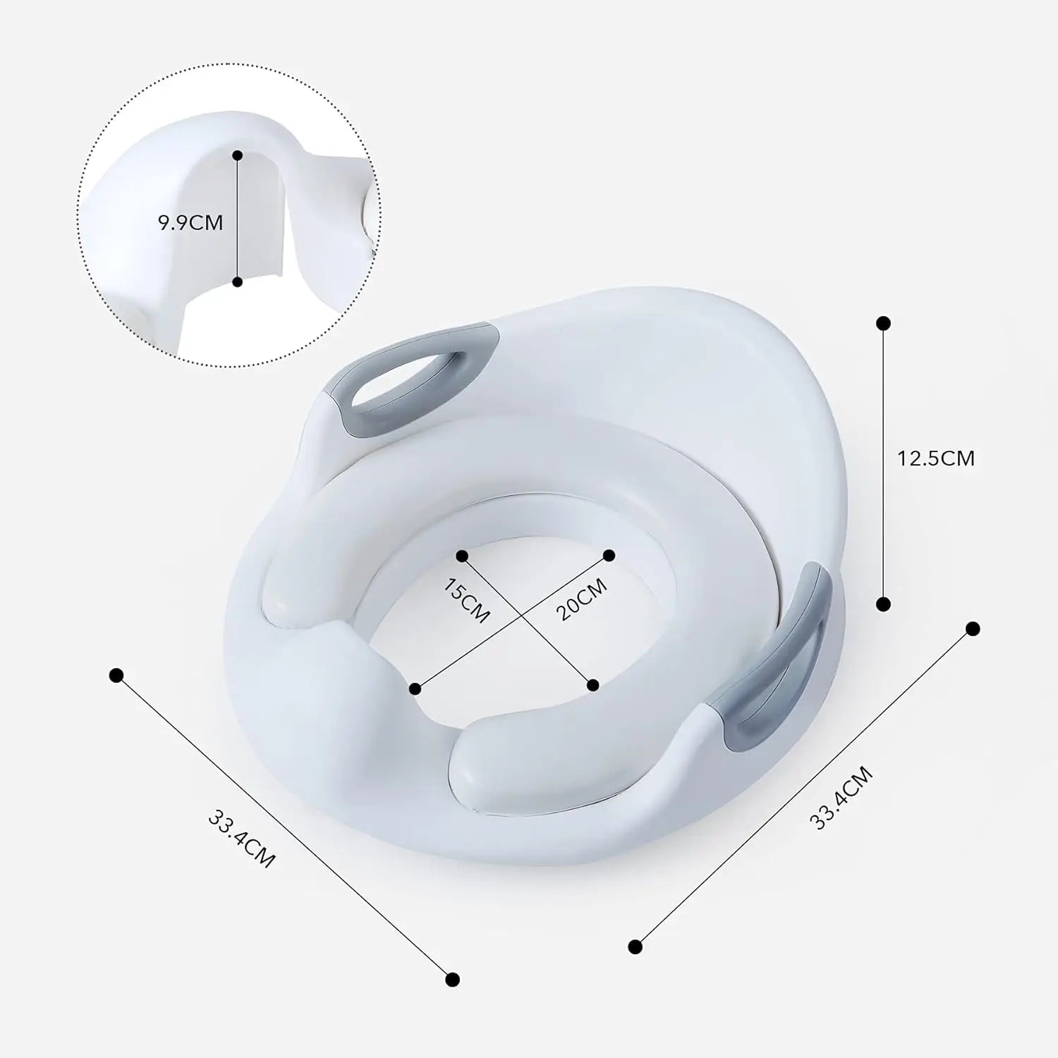 Potty Training Toilet Seat with soft Cushion Price Qatar