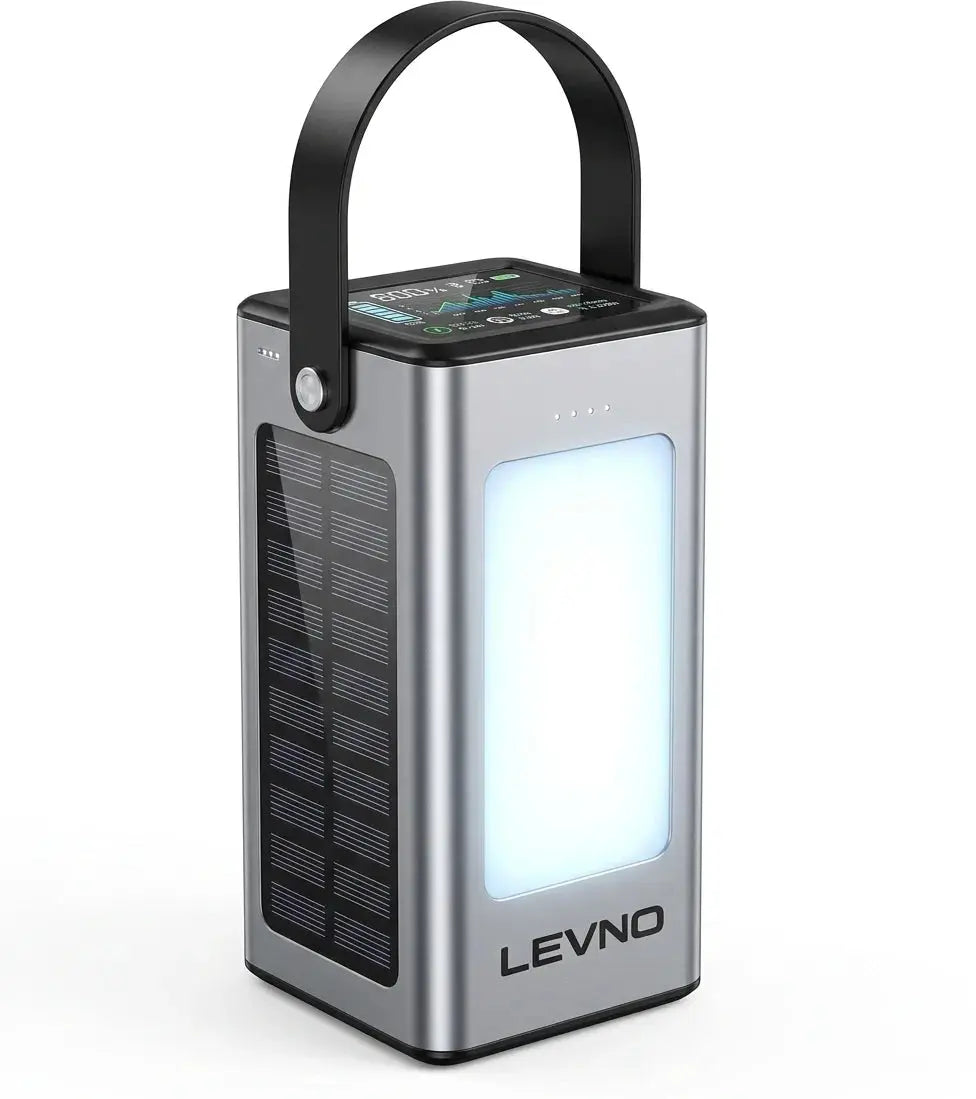 Power Bank 50000mAh - Solar Fast Charging USB-C Outdoor Scrollcart Qatar 