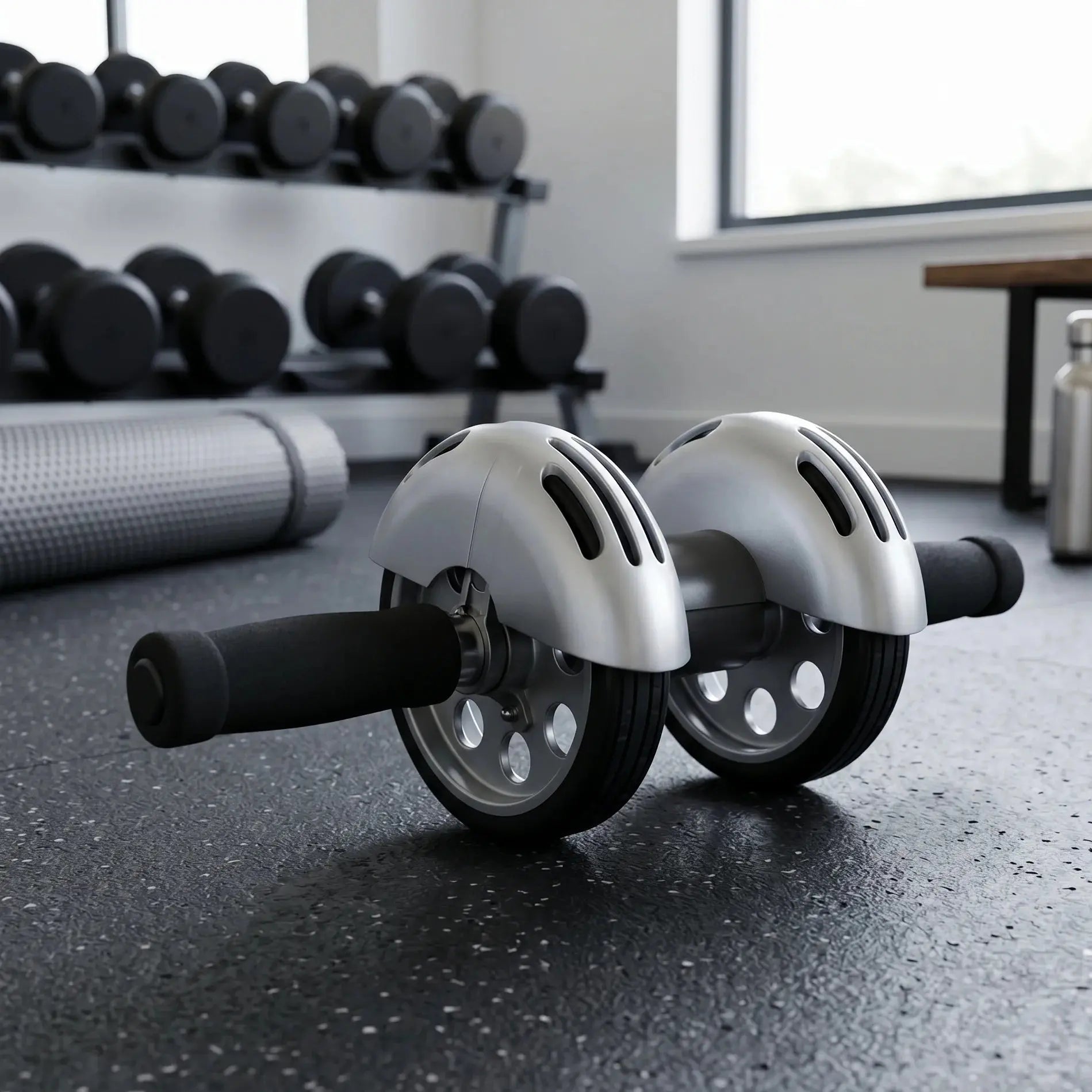PowerStretch Roller: Total Body Exerciser & Abdominal Roller Scrollcart Qatar 