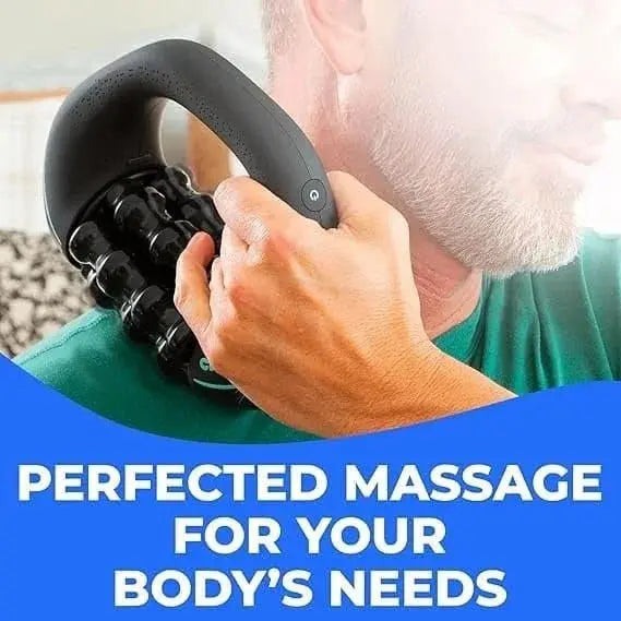 Powered Rolling Percussive Massager Deep Tissue Muscle Relief Scrollcart Qatar 
