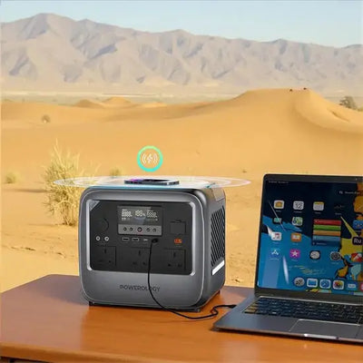 Powerology Portable Power Station 2000W – 1102.5Wh High Capacity Battery, AC, USB & DC Scrollcart Qatar 