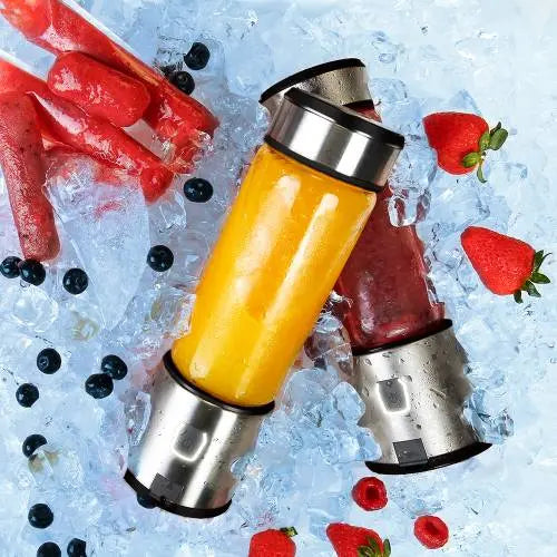 Powerology 6-Blades Portable and Rechargeable Juicer & Blender Marhaba international 