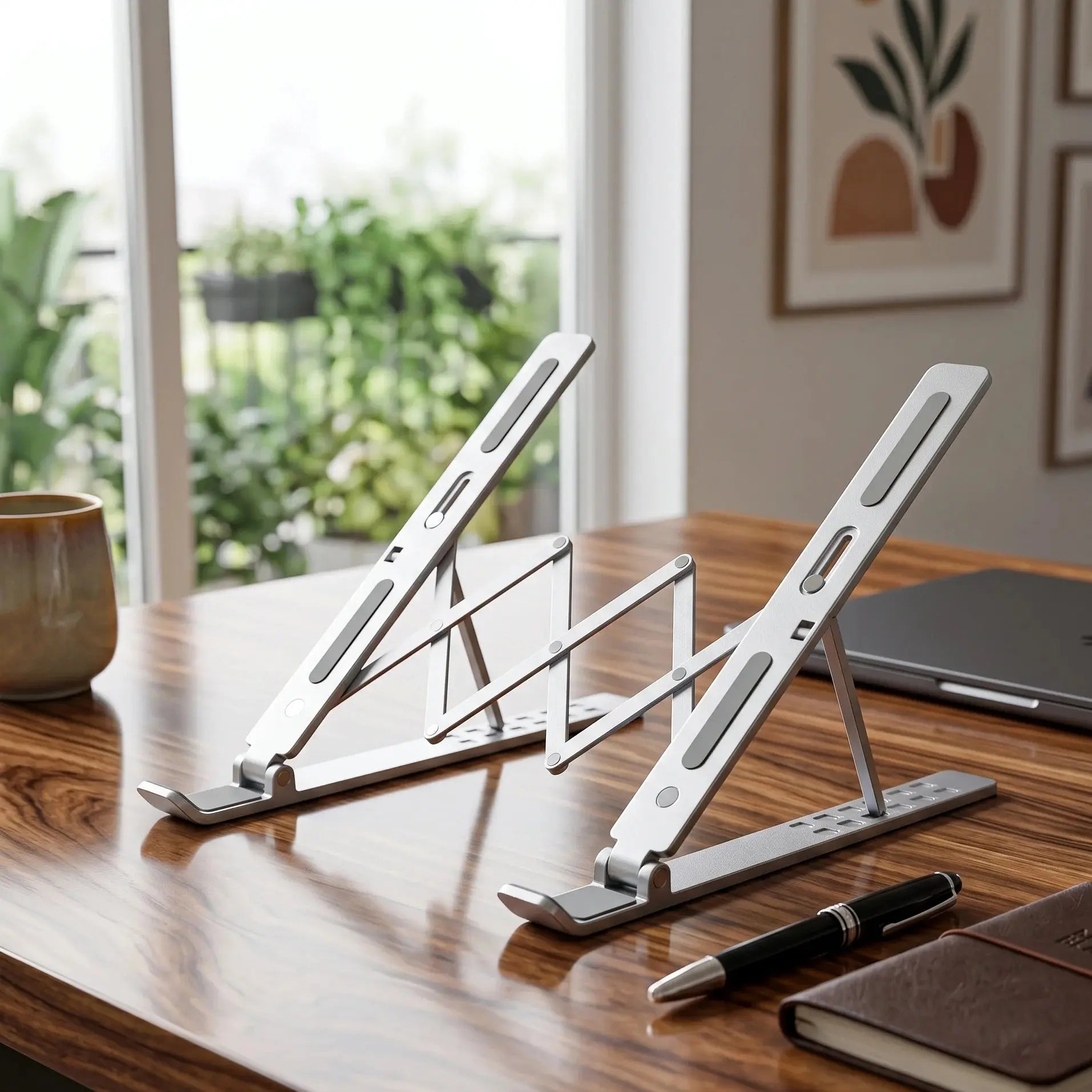Premium Ergonomic Adjustable Aluminum Laptop Stand Scrollcart Qatar 