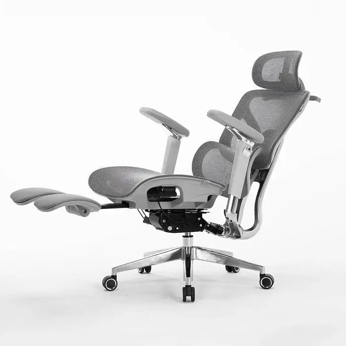 Premium Ergonomic Office Chair with Footrest, Adjustable Mesh Desk Chair Scrollcart Qatar 