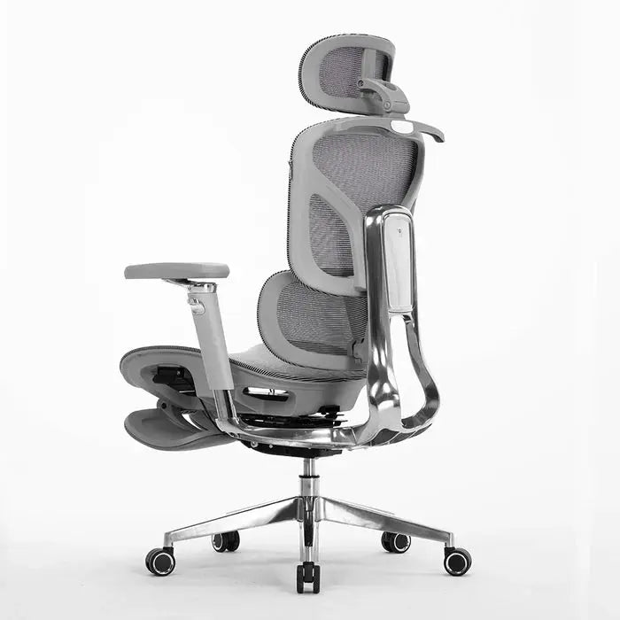 Premium Ergonomic Office Chair with Footrest, Adjustable Mesh Desk Chair Scrollcart Qatar 