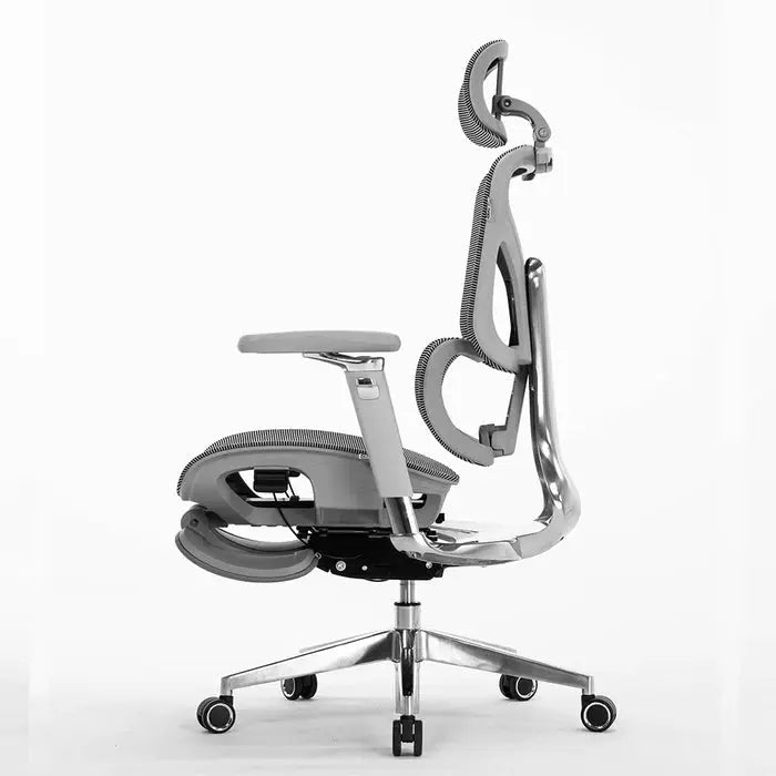 Premium Ergonomic Office Chair with Footrest, Adjustable Mesh Desk Chair Scrollcart Qatar 